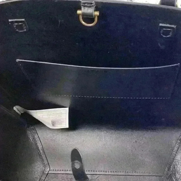 Alxiliary Black Leather Tote Bag - Picture 8 of 16